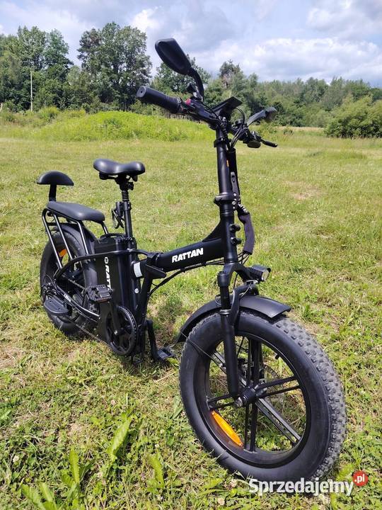 Rower Elektryczny Rattan 40 5 ah Zasięg 200 NOWY Elektryczne