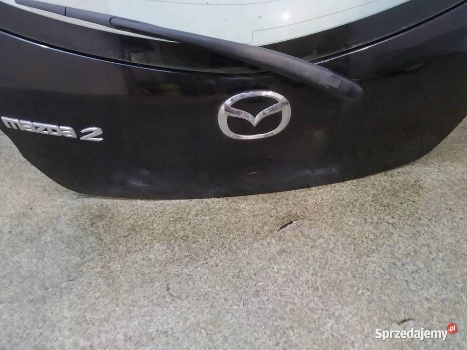 KLAPA TYŁ SZYBA CZARNA Mazda 2 II 20072014 Klapy bagażnika