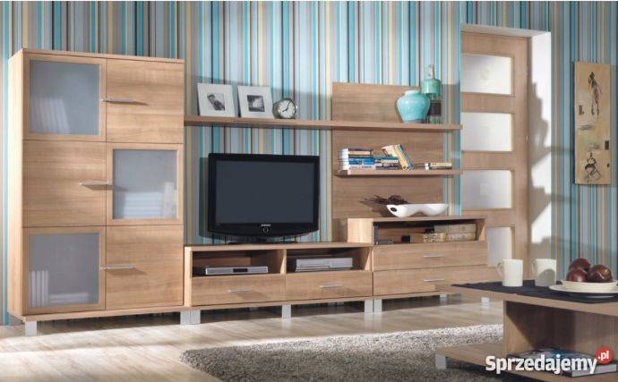 Zestaw mebli forte regał Kolor wenge Szafy, regały, półki Modliborzyce