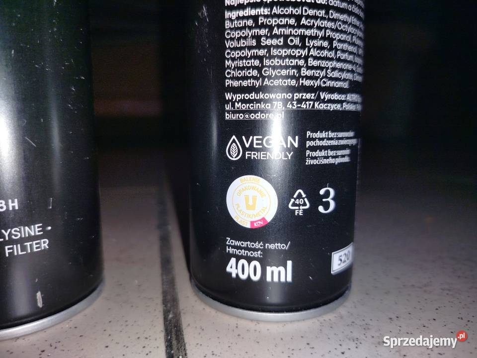 Nowe lakiery do włosów Niuqi XXL 400ml i Niuqi Bydgoszcz