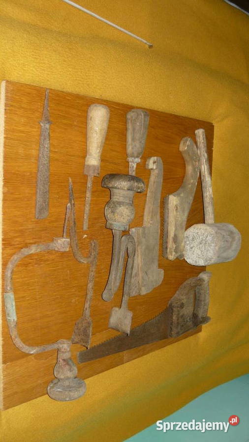 Narzędzia stolarskie stare ręczne piła Sokółka