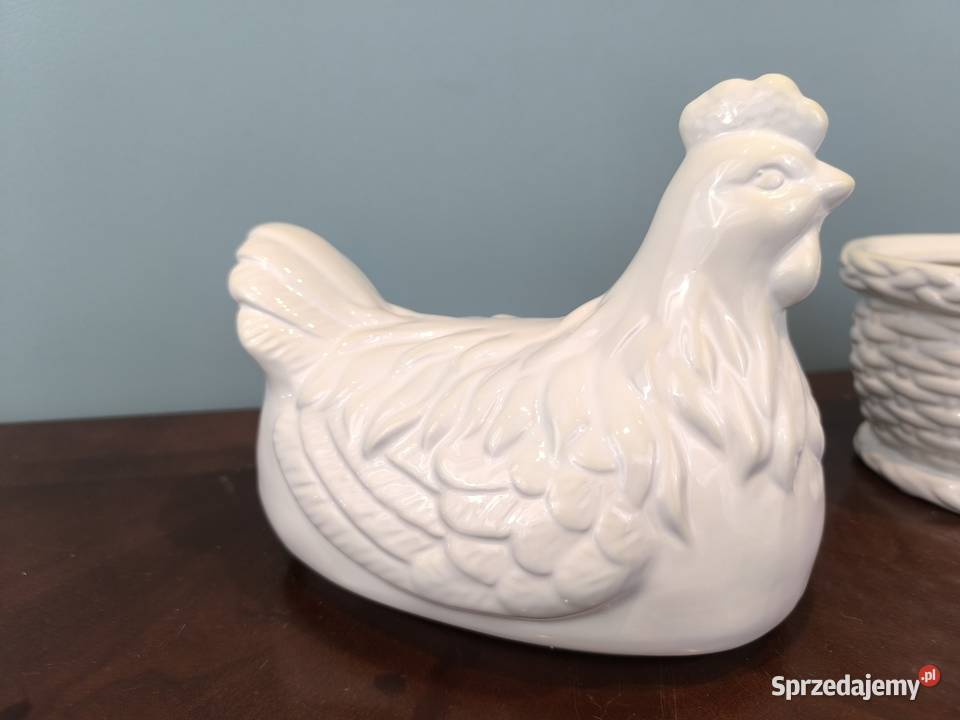 Piękna ozdobna figurka porcelanowa Łódź