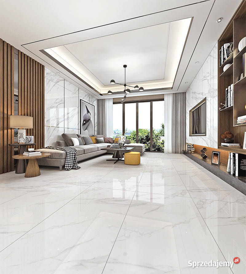 BIAŁY MARMUR CARRARA 120x60 WYSOKI POŁYSK gI Podłogi i schody Łask sprzedam