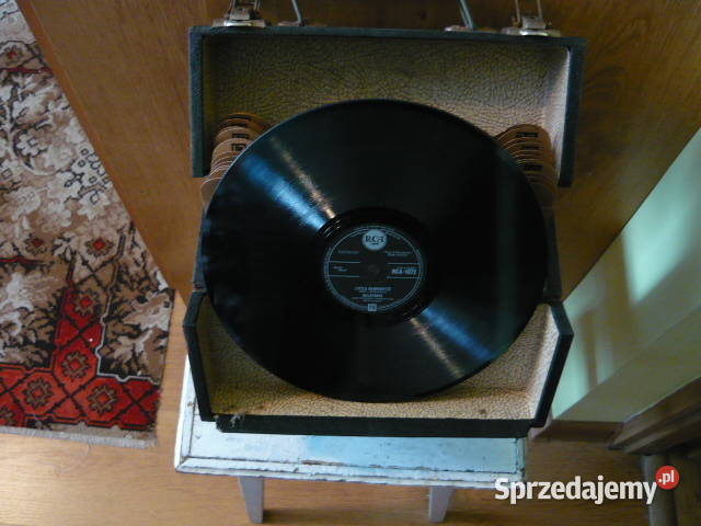 Płyty winylowe kolekcjonerskie w kuferku Myszków sprzedam