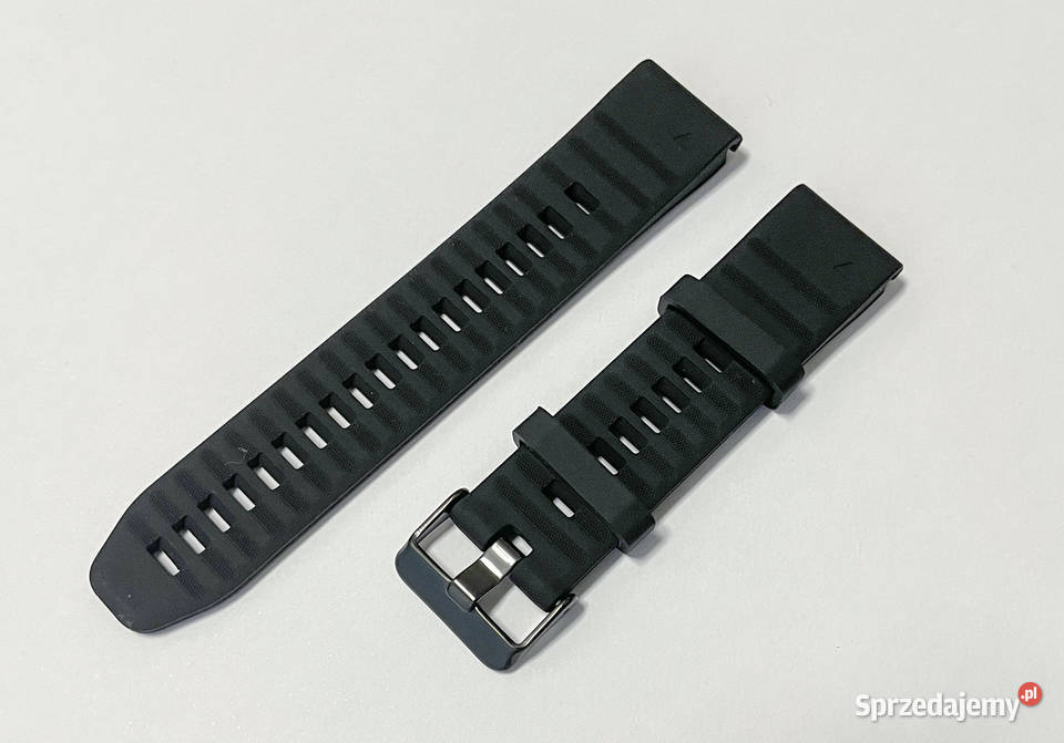 Pasek silikonowy do zegarka Garmin 22mm Czarny