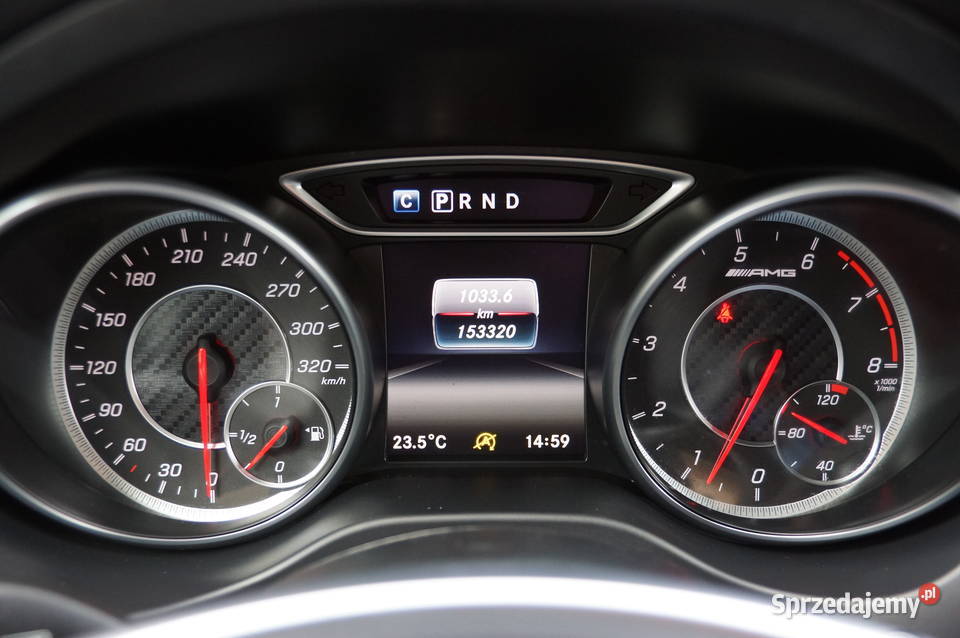 Mercedes A45 AMG 20 Benzyna 381 Lift Navi Kamera czujnik deszczu Nowy Sącz