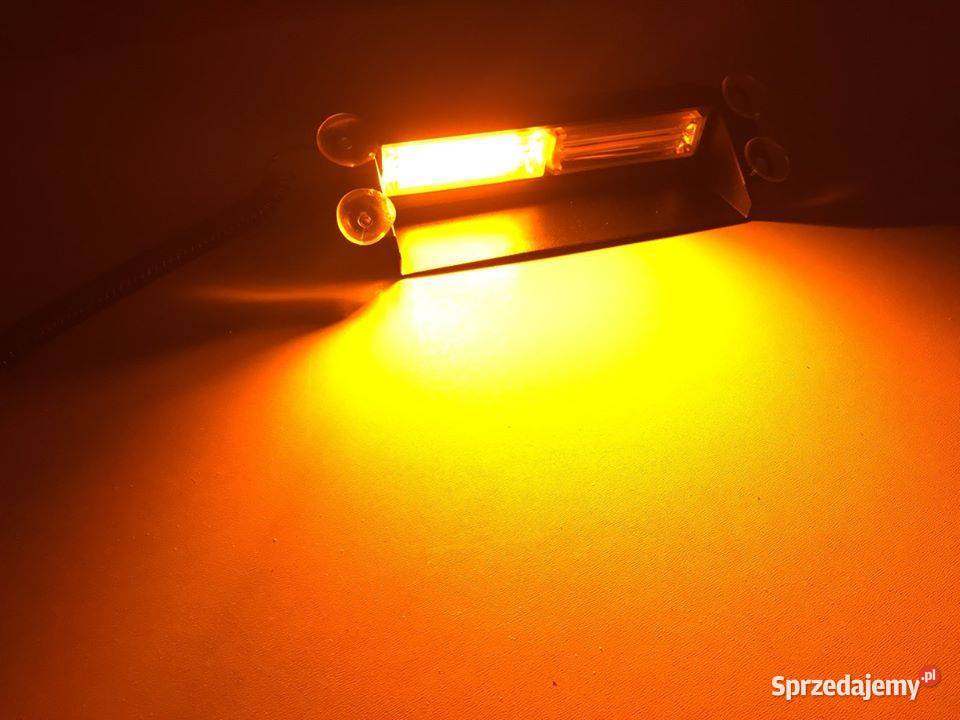 Stroboskop na szybę 2x8W COB 12V 3 tryby NOWA Pomiechówek sprzedam