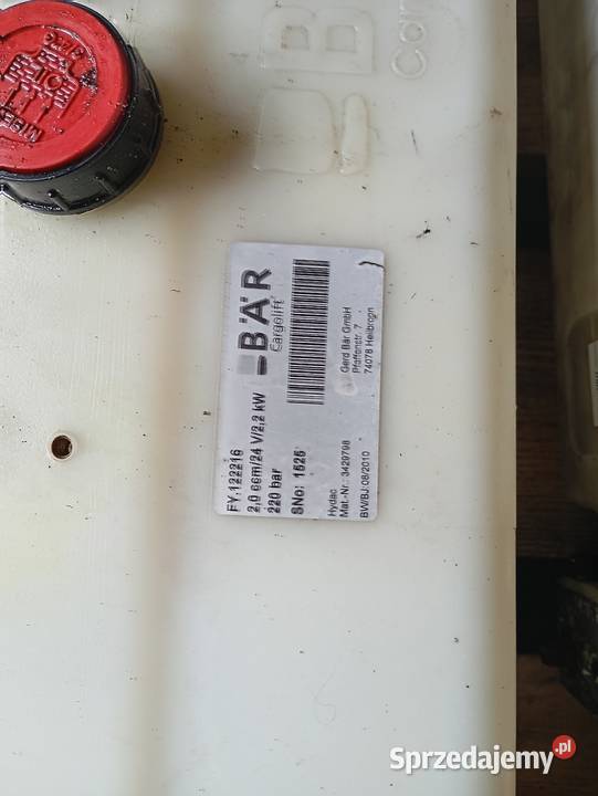 Agregat hydrauliczny podnoszenia 24V380 wywrotu Hydraulika Wyszków sprzedam
