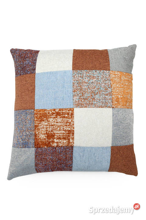 Poduszka Dekoracyjna Patchwork Żakardowa 45x45 Meble Kazimierz Biskupi