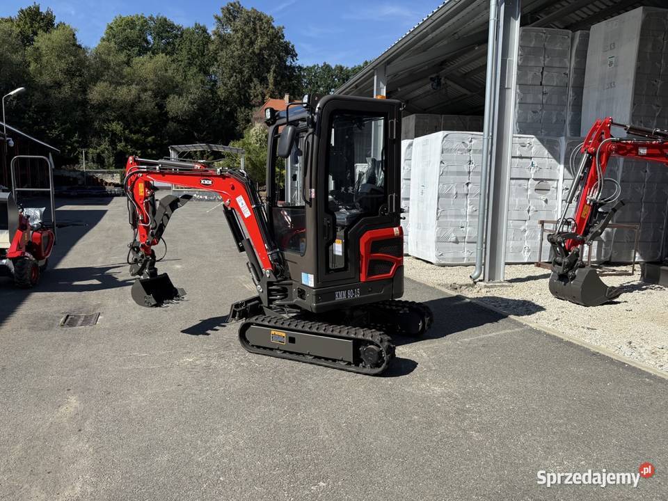 Fabrycznie nowa koparka KMM 8015 Kubota Kabina Wojcieszów