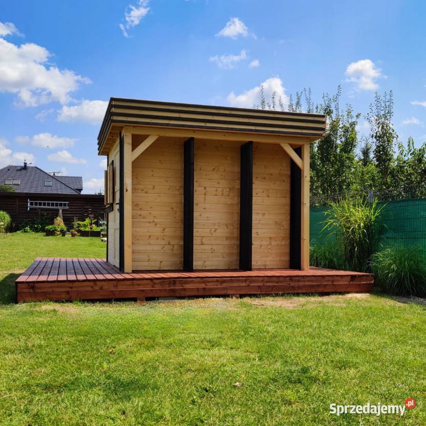 Drewniany Domek Narzędziowy Nowoczesny 3x25 Kniewo