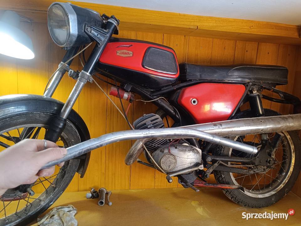Jawa 90 roadster kierownica oryginał trial cross Pozostałe śląskie Bielsko-Biała sprzedam