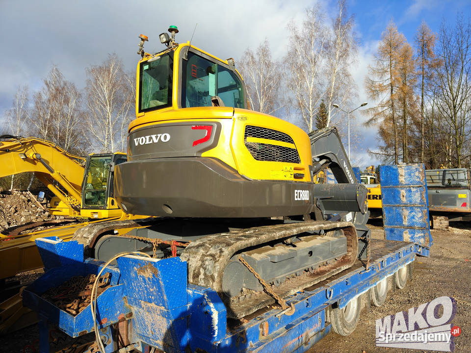 Volvo ECR88D Obrót w obrysie Ramię offset Gąsiennice Ostrowiec Świętokrzyski sprzedam
