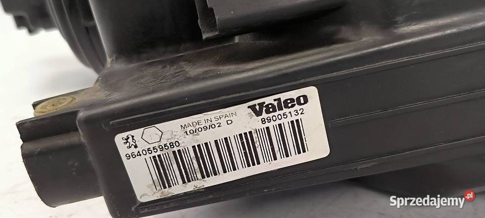 LAMPA LEWA PRZÓD PEUGEOT 206 9640559580 Lipno