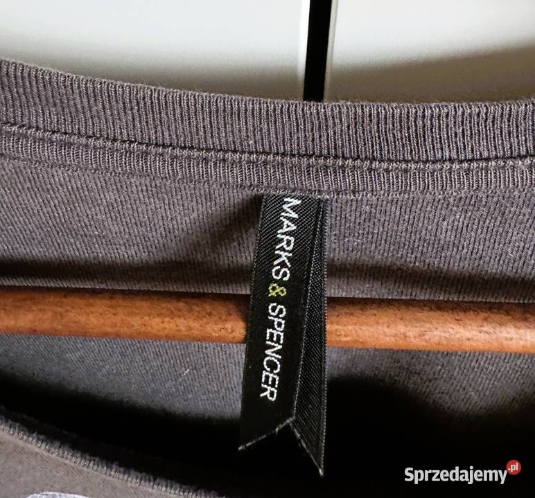 Bluzka z okrągłym dekoltem rękawami 34 Marks&Spencer Bluzki i koszule