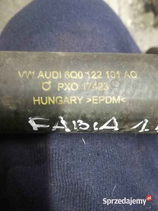 Wąż rura chłodnicy vw Skoda Audi 6q0122101aq Mieleszyn