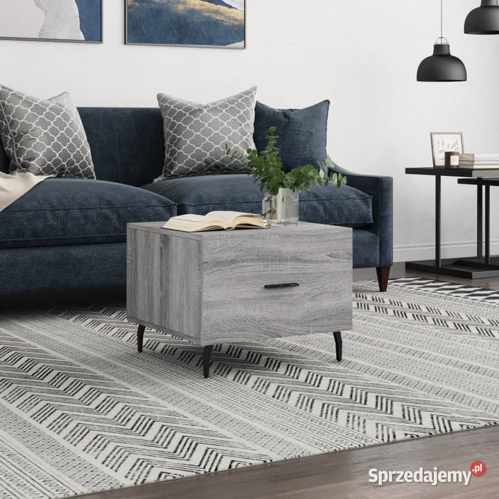 Stolik kawowy szary dąb sonoma 50x50x40 WM829440 Warszawa sprzedam