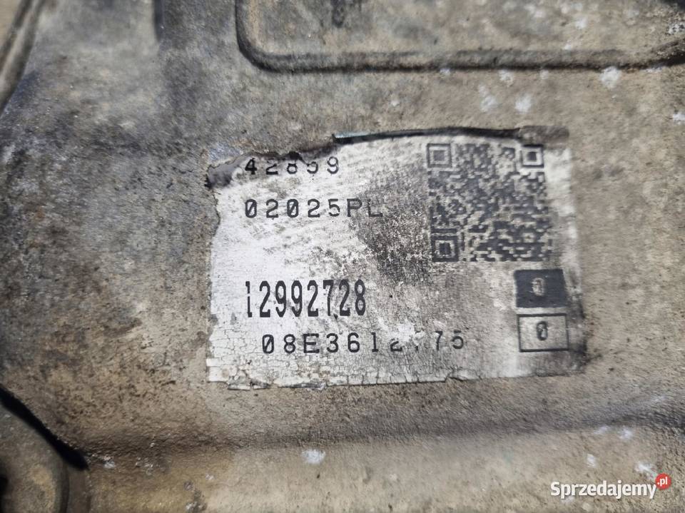 SKRZYNIA BIEGÓW Opel Zafira B 19 CDTI SKRZYNIA Chełm