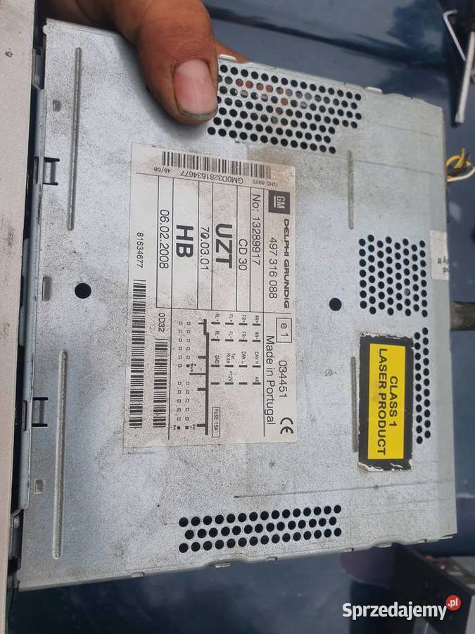 Radio oryginalne Opel CDR 2005 Delco Kraków sprzedam