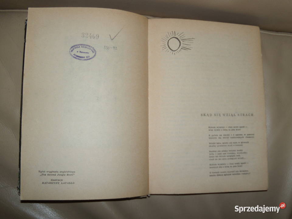 Druga księga dżungli Rudyard Kipling Warszawa