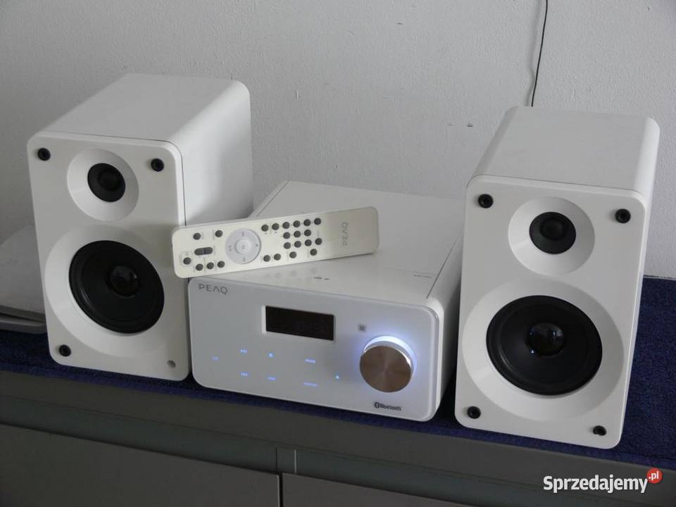 Wieża PEAQ pilot BT USB mp3 RDS AUX kolumny podkarpackie sprzedam