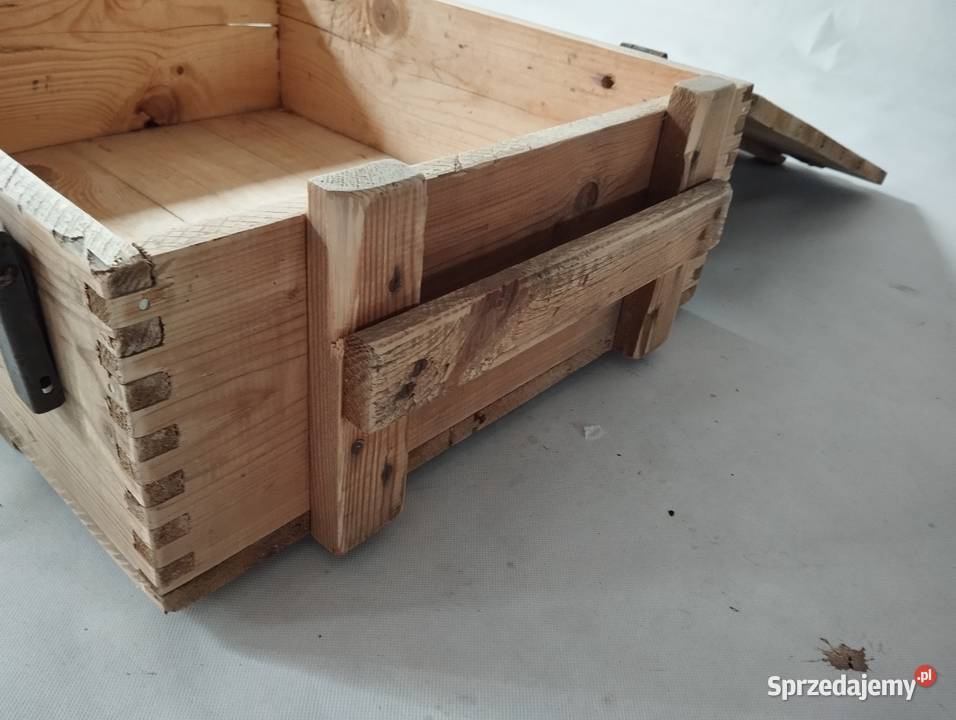 Skrzynia wojskowa LOFT szlifowana 73x56x25