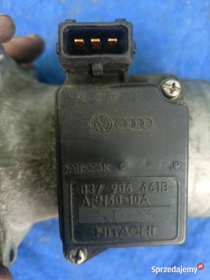 Przepływomierz 037 906 461B Audi A4 B5 18 a6 osobowe Wyposażenie elektryczne Myszków