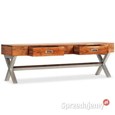 vidaXL Szafka pod TV drewno akacjowe stylizowane Meble ogrodowe Warszawa