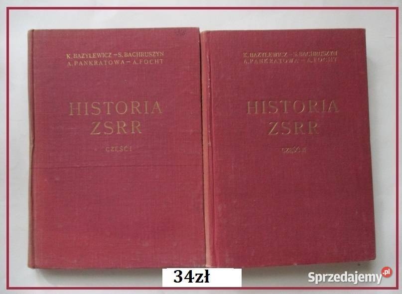 Historia ZSRR - Bazylewicz, Bachruszyn, Pankratowa / ZSRR