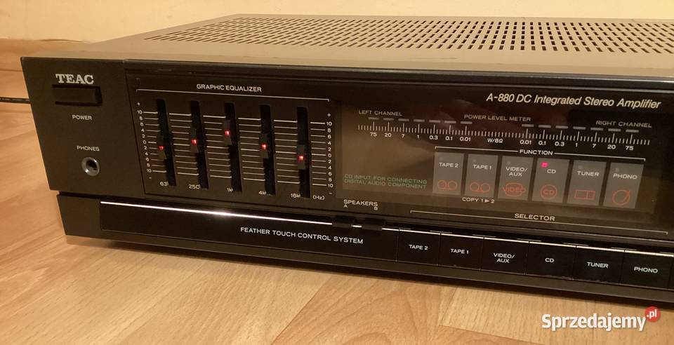 Wzmacniacz Equalizer TEAC A880 SPRAWNY ładny pomorskie Gdynia