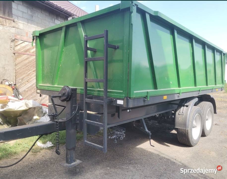 Przyczepa wywrotka tandem nieuszkodzony Wieluń