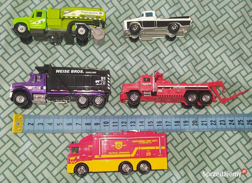 Matchbox modele pojazdów zadaniowych pomorskie Gdańsk