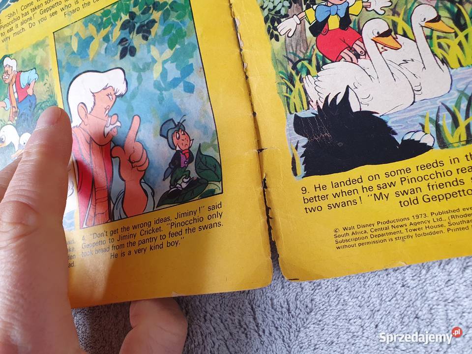 Disneyland komiks z 1973 roku Disney jęz Gdynia