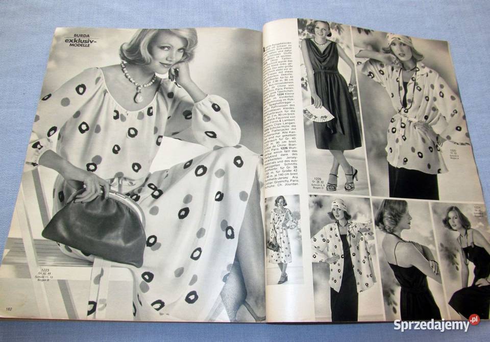 Burda International WiosnaLato 1976 moda szycie