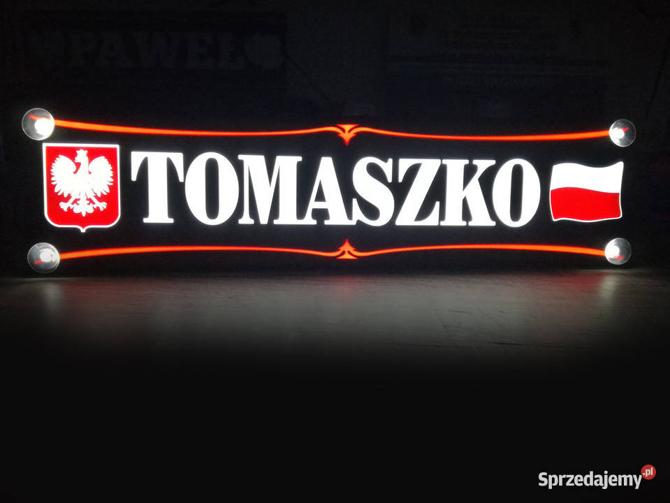 Tablice podświetlane Tir Bus imienne LEd Siedlce