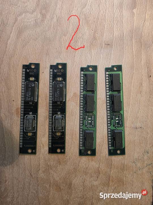 Kości pamięci do starych PC Podzespoły bazowe Łomża