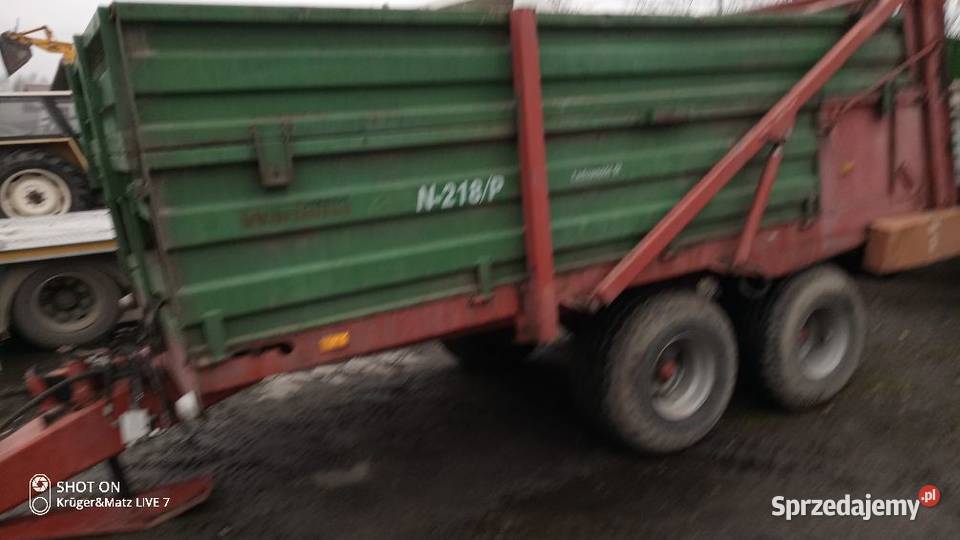 Rozrzutnik obornika 6 t WARFAMA tandem Ursus nieuszkodzony Opoczno sprzedam