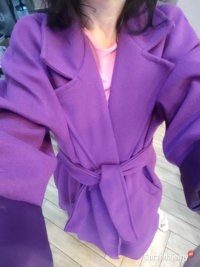 Made in italy maxi długi płaszcz w kolorze Kurtki i płaszcze sprzedam