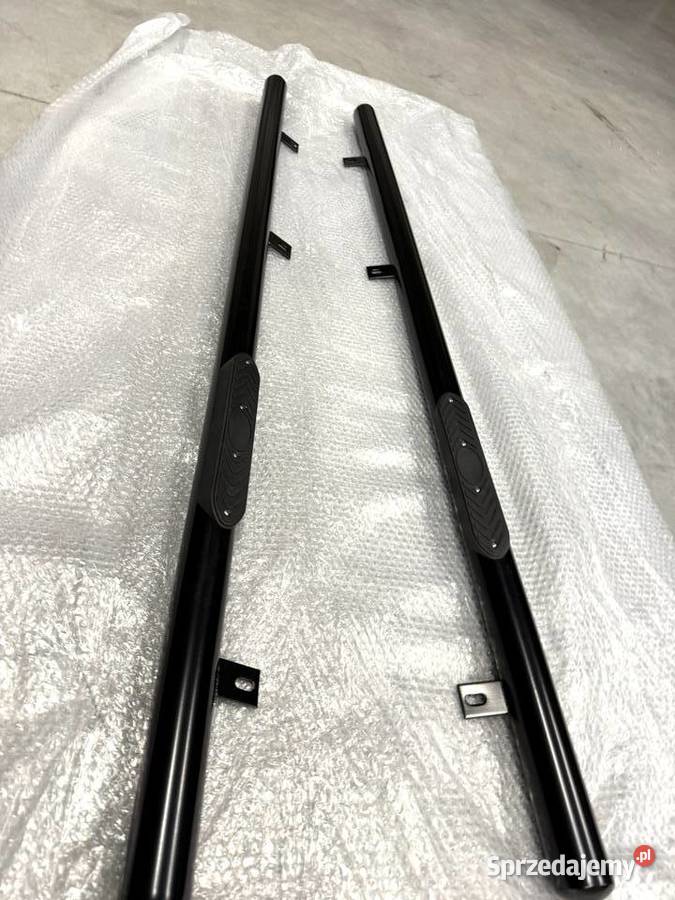 Progi Stopnie Boczne Orurowanie CZARNE z Pozostałe Pasłęk