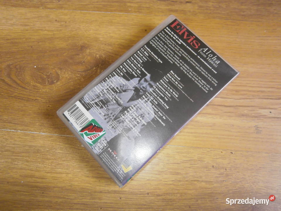 Kaseta VHS ELVIS Aloha From Hawaii oryginał Łódź sprzedam