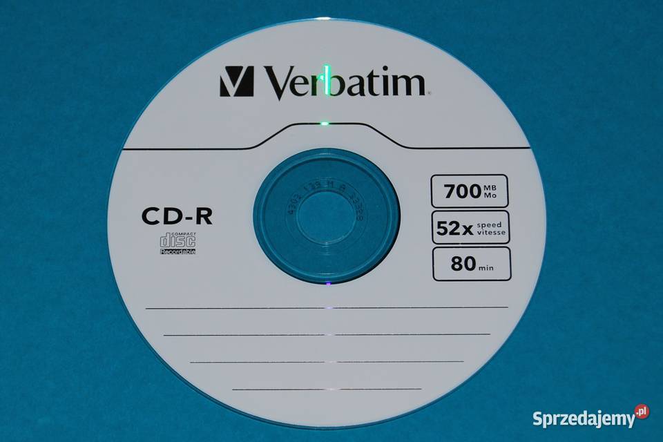VERBATIM CDR 52X 80MIN 700MB 1 BENQ CDR 52X