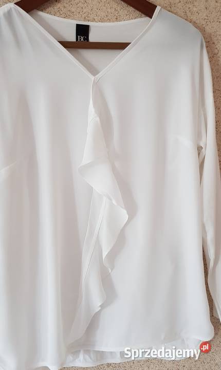Biała szykowna elegancka wizytowa bluzka Rozmiar 42(XL) Kielce