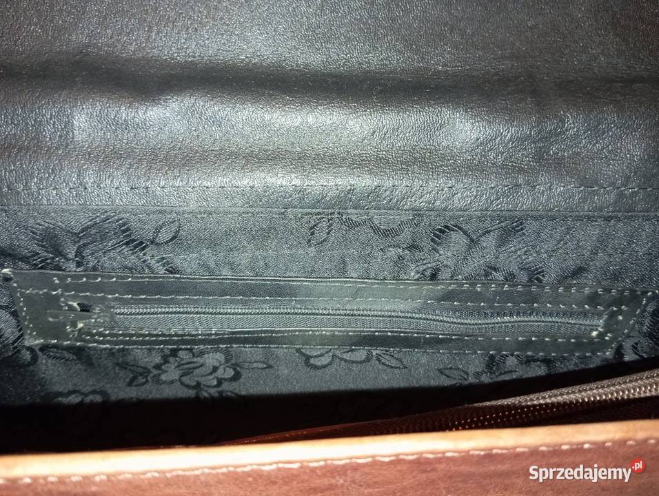 Skórzana Teczka na Dokumenty VINTAGE 40cm mazowieckie Warszawa