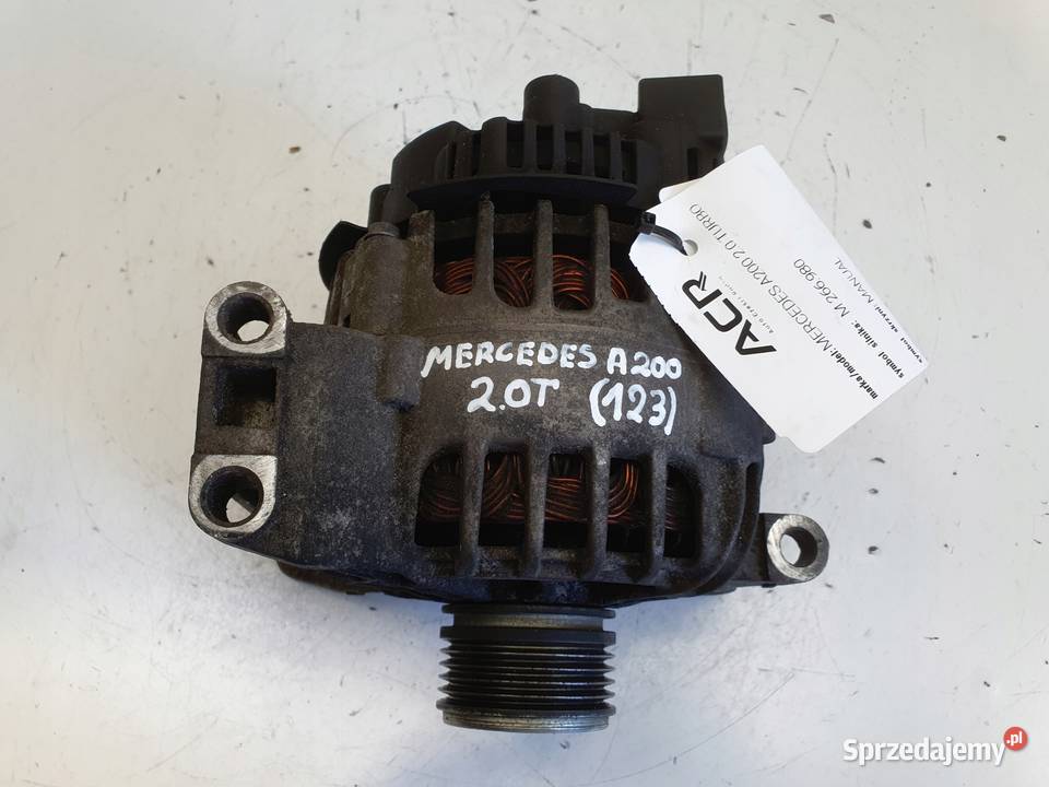 ALTERNATOR Mercedes W169 W245 20 T turbo osobowe Układ elektryczny silnika sprzedam