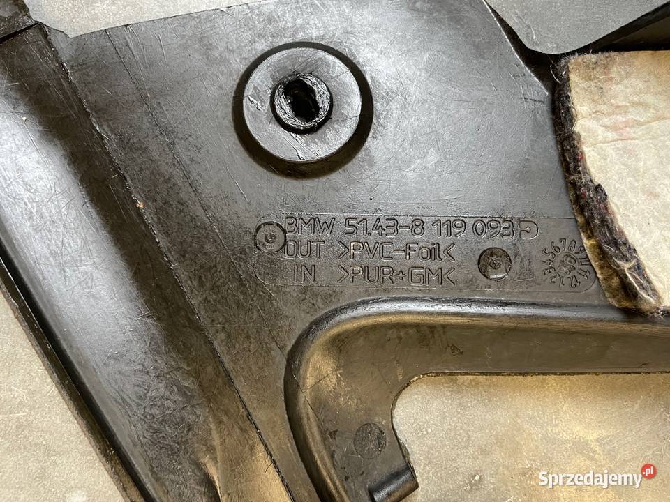 BMW E36 cabrio boczek tył lewy szary osobowe pomorskie Chojnice