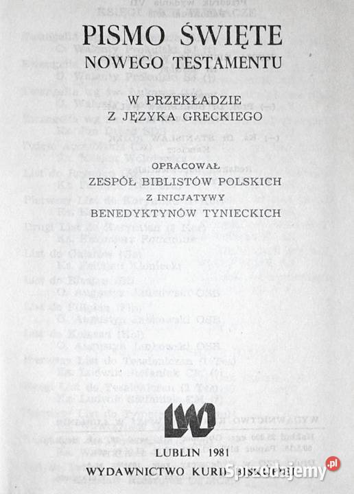 Pismo Święte Nowego Testamentu red Władysław Chełm