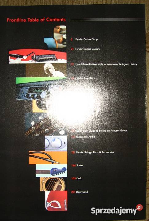 Fender Frontline 2001 De Armond Squier Benedetto Instrumenty