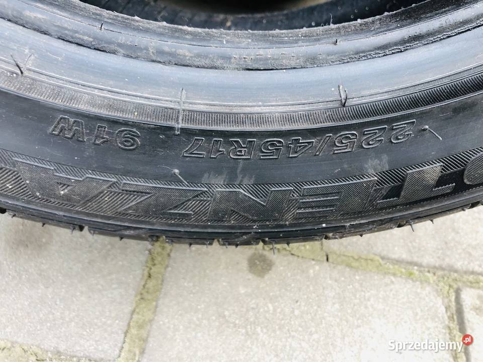 Opony 2 Bridgstone 22545R17 dolnośląskie sprzedam