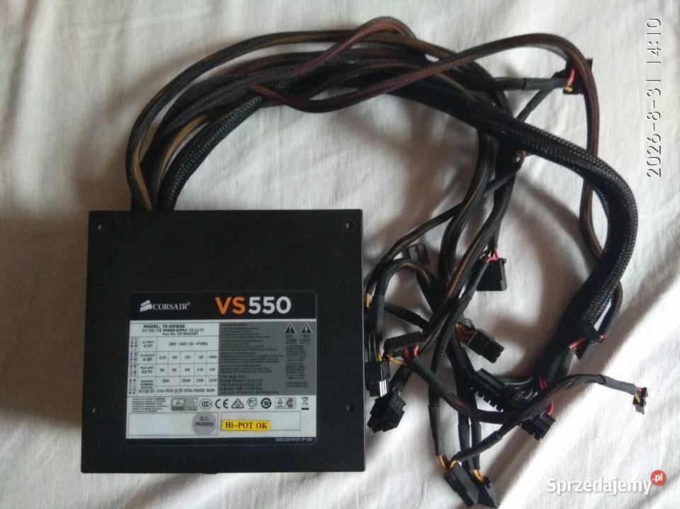 Zasilacz komputerowy Corsair VS550 80 Plus Pozostałe Radom