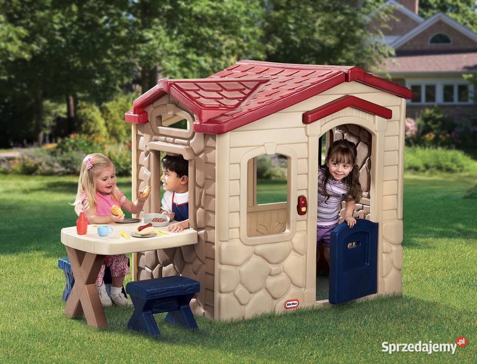 Domek ogrodowy Little Tikes dzieci patio stolik czerwony kujawsko-pomorskie sprzedam